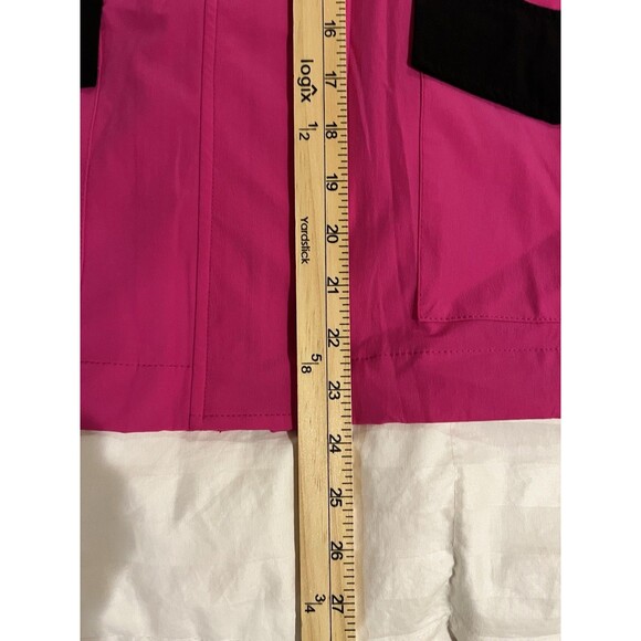 NEW Isabella Full Zip Activewear Jacket Pink Black Long Sleeve XL Zip Pockets - Picture 13 of 16